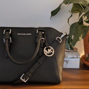 Michael Kors Ciara Large Satchel Crossbody Bag